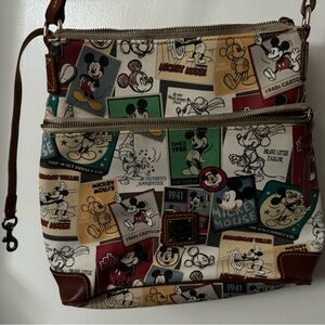 Disney Dooney & Bourke - Mickey Mouse Through the Years Crossbody Purse